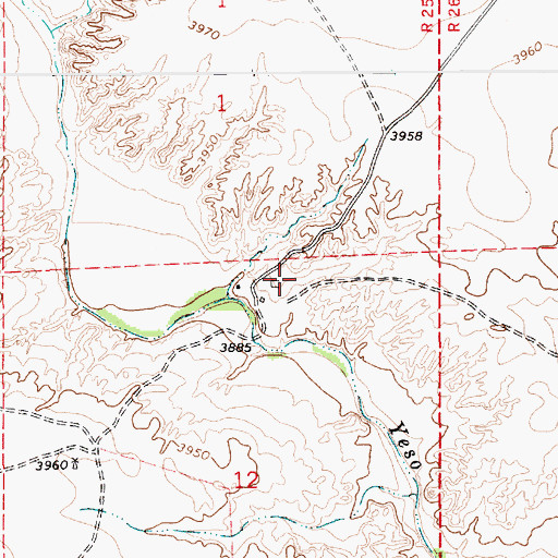 Topographic Map of 10022 Water Well, NM