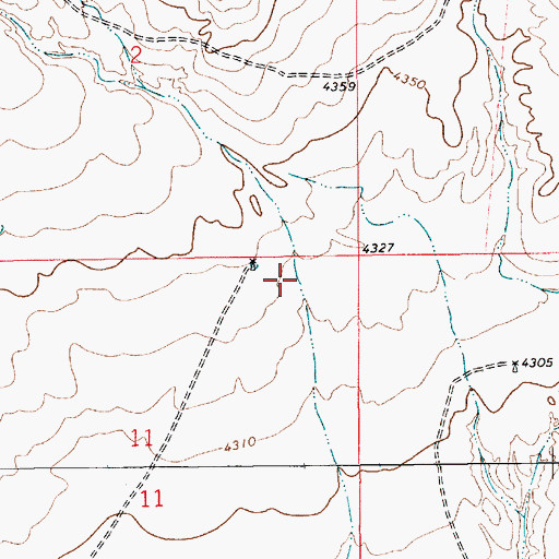 Topographic Map of 10342 Water Well, NM