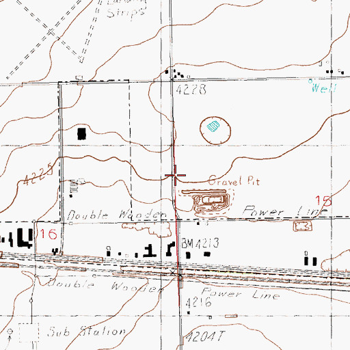 Topographic Map of 10165 Water Well, NM
