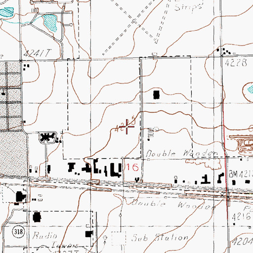 Topographic Map of 10037 Water Well, NM
