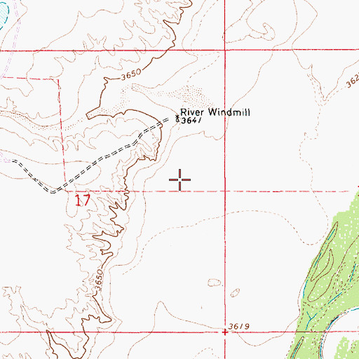 Topographic Map of 10692 Water Well, NM