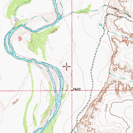 Topographic Map of 10690 Water Well, NM