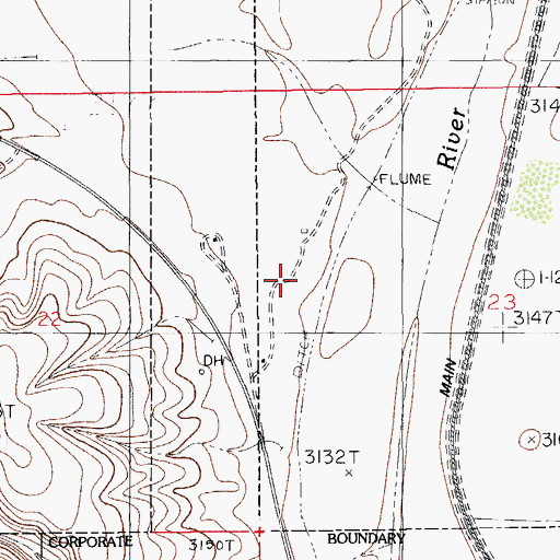 Topographic Map of 10190 Water Well, NM