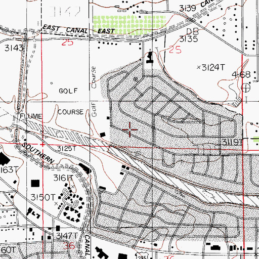 Topographic Map of 10192 Water Well, NM