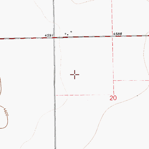 Topographic Map of 10209 Water Well, NM