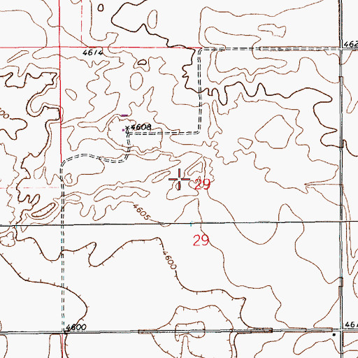 Topographic Map of 10859 Water Well, NM