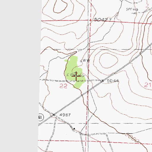 Topographic Map of Faywood Weather Station, NM