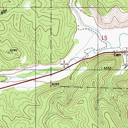 Topographic Map of 10192 Water Well, NM