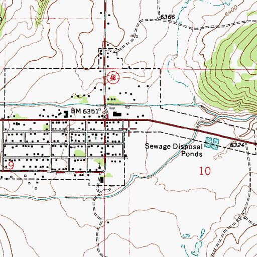 Topographic Map of 10010 Water Well, NM