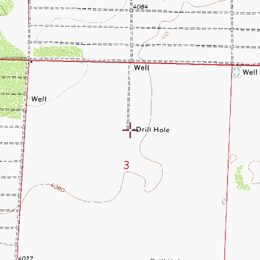 Topographic Map of 01449 Water Well, NM