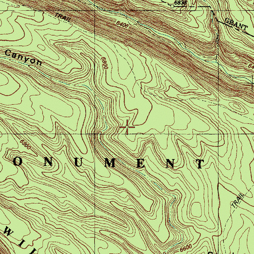 Topographic Map of Bandelier Weather Station, NM