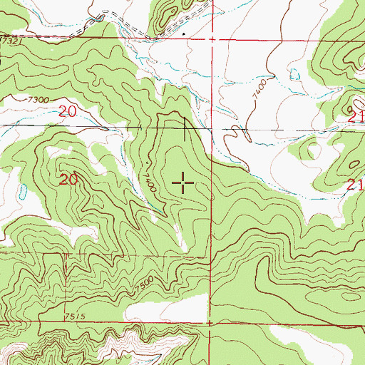 Topographic Map of Cuba Weather Station, NM