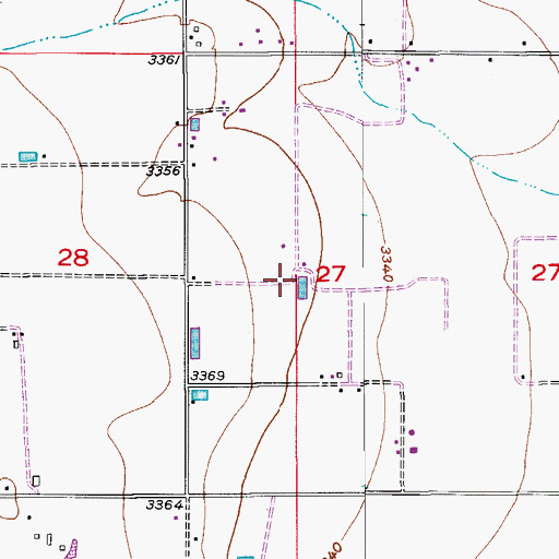 Topographic Map of 06092 Water Well, NM