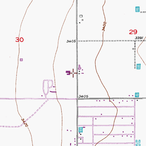 Topographic Map of 06101 Water Well, NM