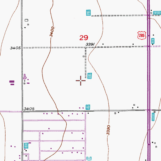 Topographic Map of 06102 Water Well, NM
