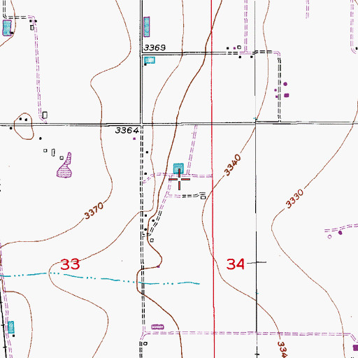 Topographic Map of 06117 Water Well, NM