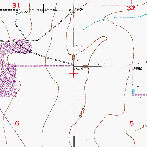 Topographic Map of 06138 Water Well, NM