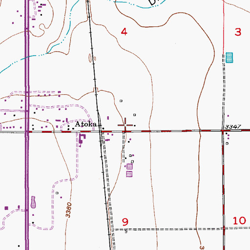 Topographic Map of 06136 Water Well, NM