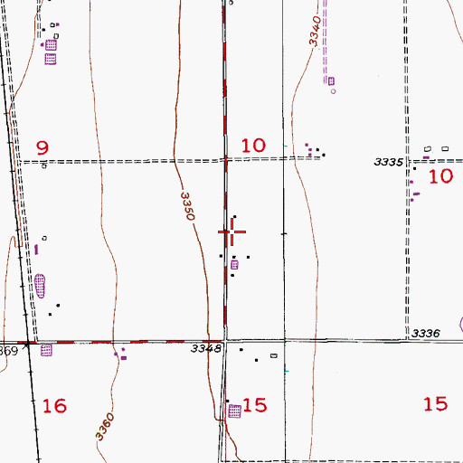 Topographic Map of 06159 Water Well, NM