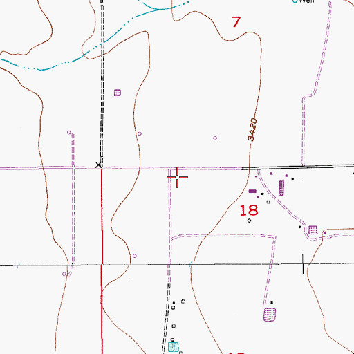 Topographic Map of 05081 Water Well, NM
