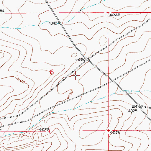 Topographic Map of RA-7804 Water Well, NM