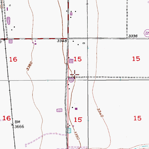 Topographic Map of 06426 Water Well, NM