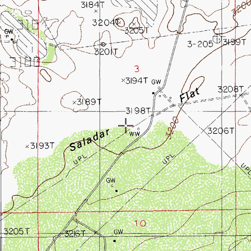 Topographic Map of 06705 Water Well, NM