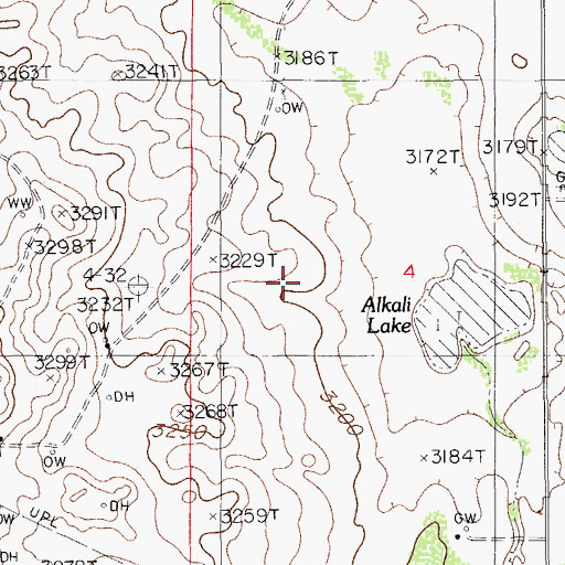 Topographic Map of 06706 Water Well, NM