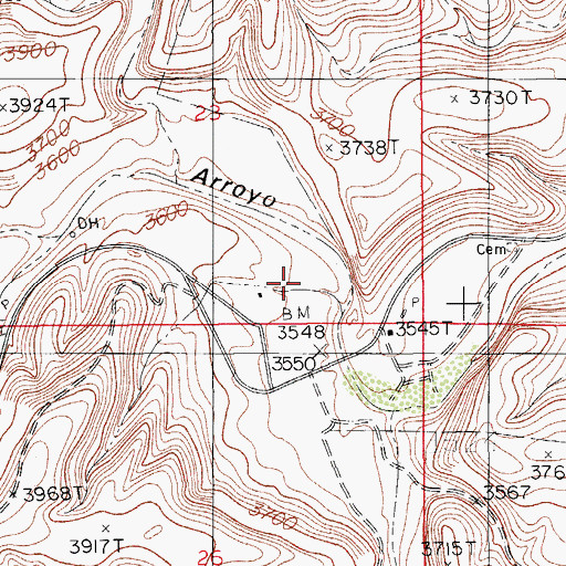 Topographic Map of 06733 Water Well, NM
