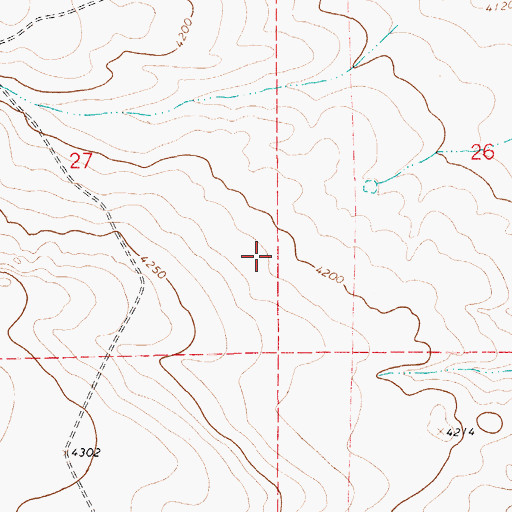 Topographic Map of 10178 Water Well, NM