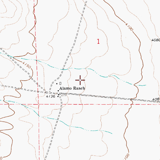 Topographic Map of 10081 Water Well, NM