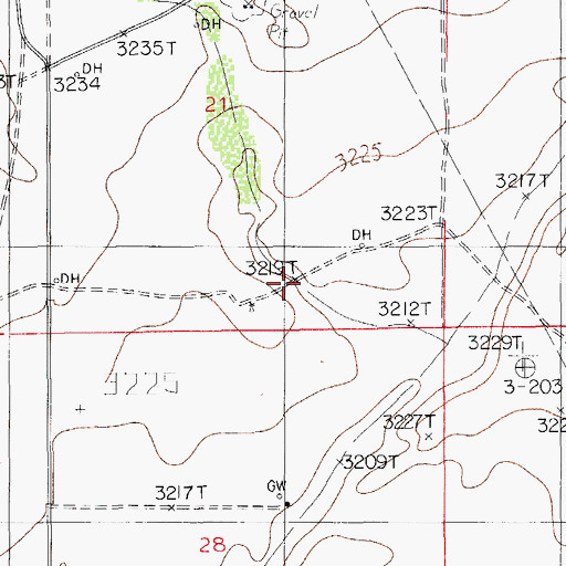 Topographic Map of 06439 Water Well, NM