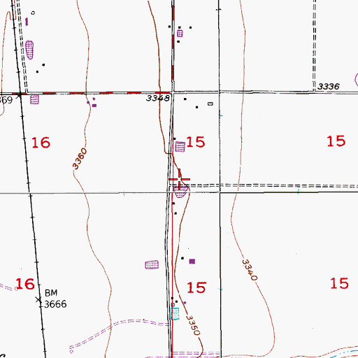 Topographic Map of 06169 Water Well, NM