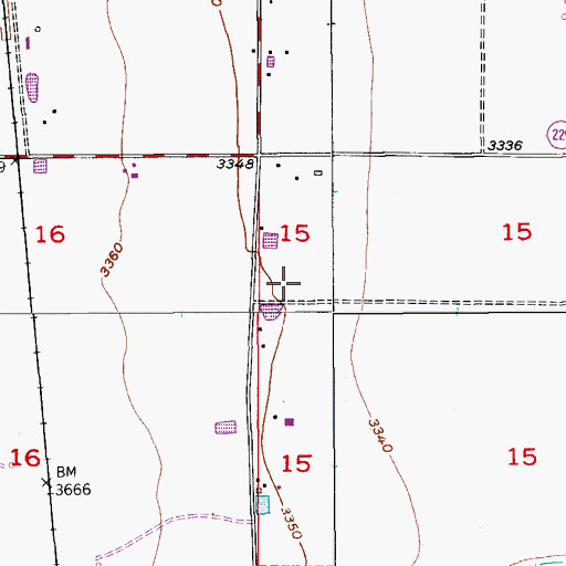 Topographic Map of 06168 Water Well, NM