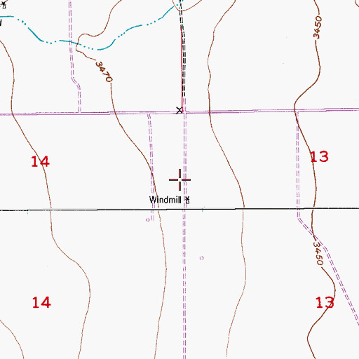 Topographic Map of 06123 Water Well, NM