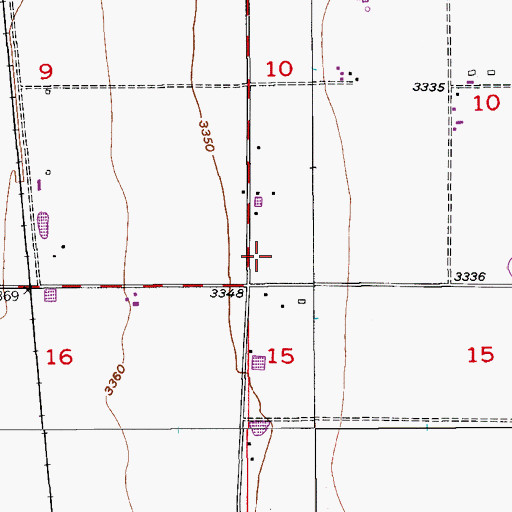 Topographic Map of 06167 Water Well, NM