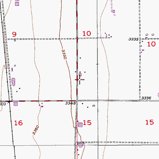 Topographic Map of 06160 Water Well, NM