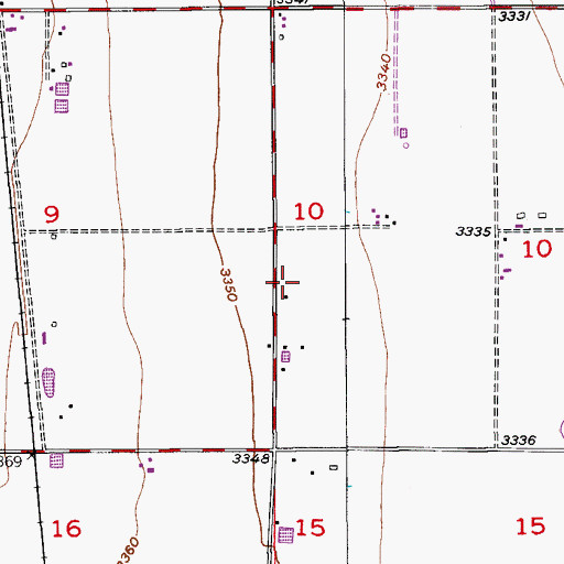 Topographic Map of 06158 Water Well, NM