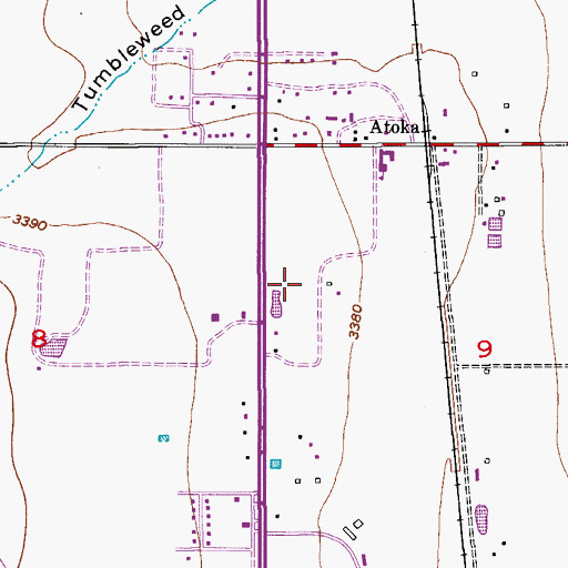 Topographic Map of 06152 Water Well, NM