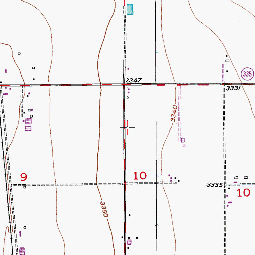 Topographic Map of 06156 Water Well, NM