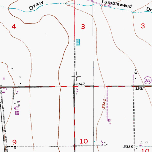 Topographic Map of 06131 Water Well, NM