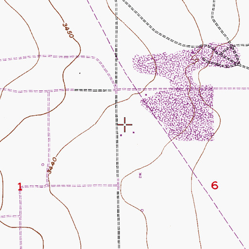 Topographic Map of 06143 Water Well, NM