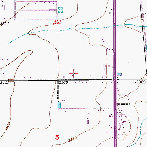 Topographic Map of RA-1723 Water Well, NM