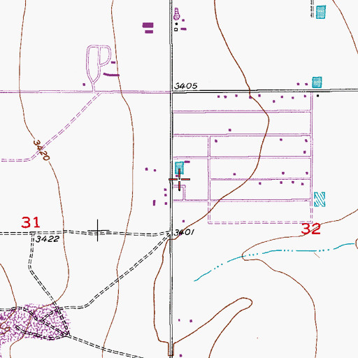 Topographic Map of 06112 Water Well, NM