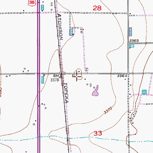 Topographic Map of 06116 Water Well, NM