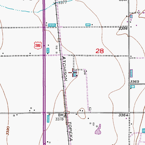 Topographic Map of 06094 Water Well, NM