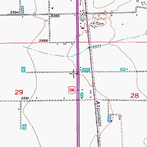 Topographic Map of 06090 Water Well, NM