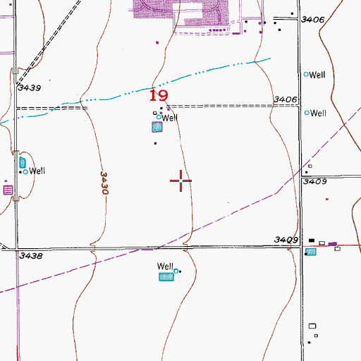 Topographic Map of 06061 Water Well, NM