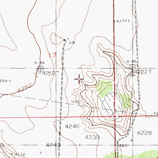 Topographic Map of 13308 Water Well, NM
