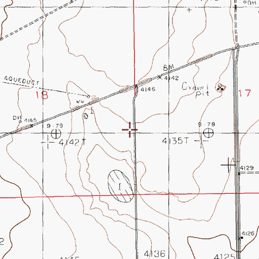Topographic Map of 12859 Water Well, NM